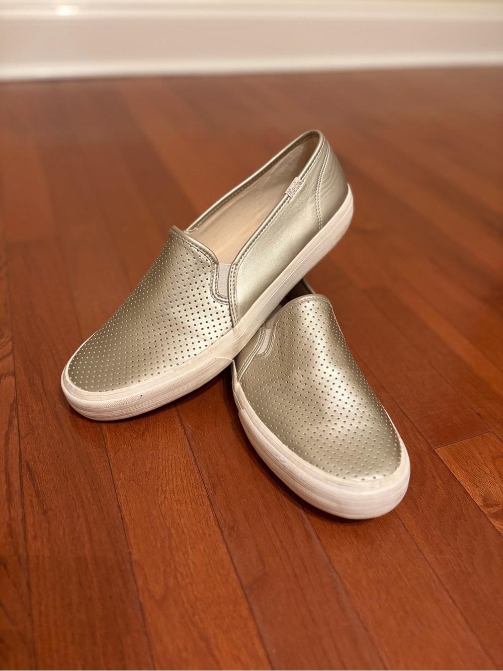 Keds | Women's Metallic Slip-On Casual Sneakers